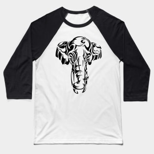 Tribal Elephant Baseball T-Shirt